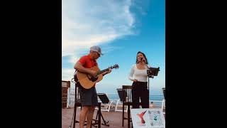 Mandolin Rain live at Rye Beach NH 8324  Bruce Hornsby cover ​⁠ [upl. by Hamer]