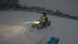 Testing a brand new Arctic Cat M8000 146 2023 [upl. by Eltsirc542]