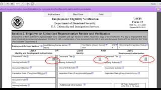 How to Complete an I9 Form [upl. by Thirzia]