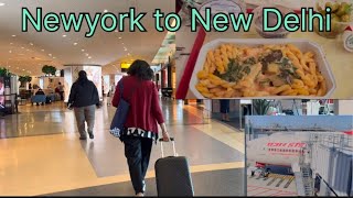 Air India ✈️flight New York 🇺🇸 to New Delhi🇮🇳 airindiaflights [upl. by Bayly]