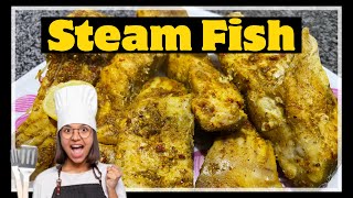 Steam Fish Recipe Without Steamer 😍 shorts recipes cooking [upl. by Jb]