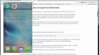 Python Installing Modules on Mobile  iOS app Pythonista [upl. by Merrily]