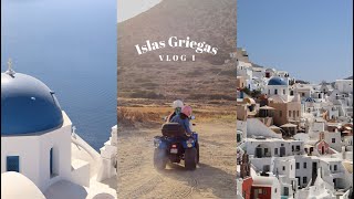 VLOG ISLAS GRIEGAS  Parte 1 Santorini e Ios Santorini Ios Paros y Mykonos [upl. by Nonnac]