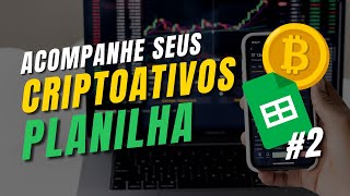 Planilha  Dashboard de Acompanhamento de Investimentos  Criptomoedas Tokens DeFis Ações e  2 [upl. by Berni]