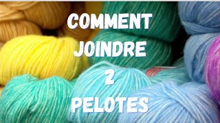 Astuce tricot comment raccorder 2 pelotes sans faire de nœud 🧶🧶🧶 [upl. by Ydnew]