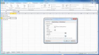 Excel 2010  Nur bestimmte Daten bei der Eingabe zulassen [upl. by Lraep574]