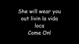 Ricky Martin  Livin La Vida Loca  LYRICS [upl. by Eelano975]