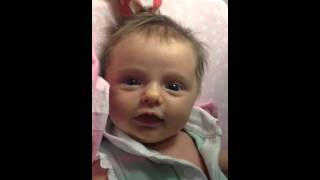 Language development at One Month cooing imitation eye contact exchange motherese [upl. by Peednam685]