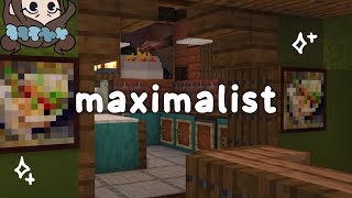 i made a maximalist house in minecraft [upl. by Theta]