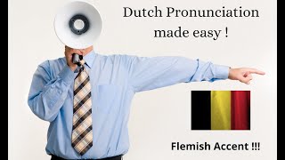 The Dutch Alphabet Pronunciation in Flemish Belgian Dutch [upl. by Emalee]