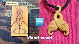 Wood carvings Maori necklaces New Zealand and HawaiianMaoriNecklaces necklace WoodCarving [upl. by Oina201]