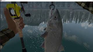 Fishing Planet splake trophée 4817kg Mouse blanche [upl. by Ishmul]