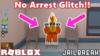 No Arrest Glitch  Roblox Jailbreak Myth busting 1 [upl. by Nottage]