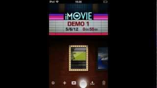 iMovie on iOS  Export Your Video To The Camera Roll [upl. by Yrollam]