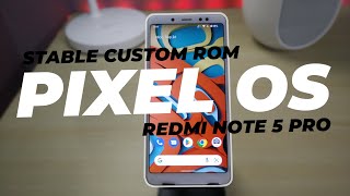 Best Stable Custom Rom For Redmi Note 5 Pro  Pixel OS Android 12 2022 [upl. by Anailuig]