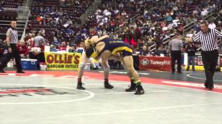 Penn State wrestling recruit Vincenzo Joseph impresses in his PIAA wrestling opener [upl. by Cartie4]