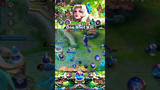 Odette One Shot Kill Build  Odette Global Top 1 Build  Mlbb mobilelegends youtubeshorts odette [upl. by Notyal692]