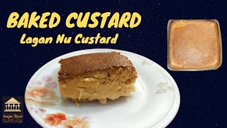 Lagan Nu Custard  Baked Custard recipe by Anujas Rasoi Special Dessert on 150th episode [upl. by Keily]