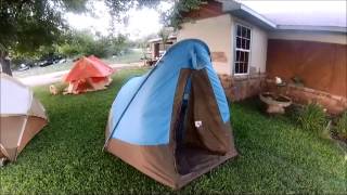 Vintage Tents  Holubar Expediton Holubar Chateau  Wilderness Experience Equinox Dome [upl. by Tjader]