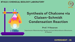 Synthesis of Chalcone via ClaisenSchmidt Condensation Reaction [upl. by Mera]