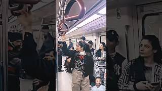 Delhi metro prank funny delhiprank funnypublicreaction comedy prank CoComelon [upl. by Volnay]