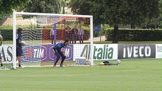 Lallenamento di Buffon e degli altri portieri azzurri [upl. by Corry]