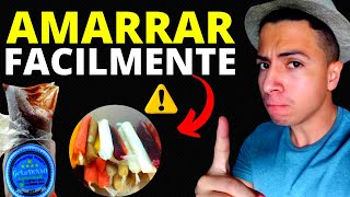 Como amarrar o saquinho do geladinho gourmet e dar nó fácil [upl. by Arramas]