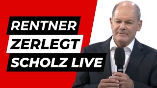 BürgerDialog Scholz wird von ganzen Publikum ausgelacht [upl. by Kreiker]