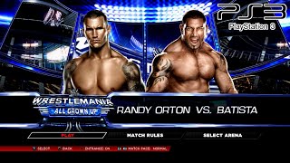 WWE 2K14 PS3  Randy Orton VS Batista  KO Match 2KmClassic [upl. by Ttelrats]