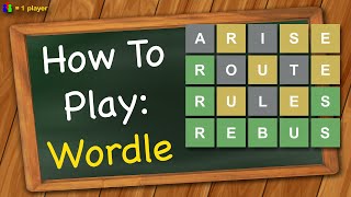 How to play Wordle [upl. by Cila]