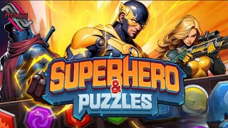 SuperheroampPuzzles Match3 RPG Details  Early Access  Gameplay AndroidIOS [upl. by Haraf]