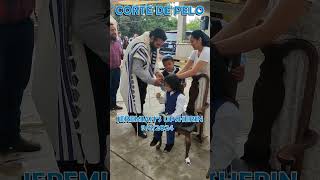 Cortando un mechon Upsherin Torah Mitzvot celebraciónfamiliar bible biblia salmo1 israel [upl. by Sucramrej580]