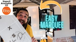 Easy Marquee Build [upl. by Eiramadnil514]