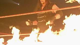 The Undertaker and Kane take part in the first ever Inferno [upl. by Ragland]