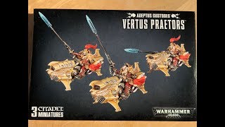 Custodes Vertus Praetors  Unboxing WH40K [upl. by Annabella]