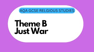 GCSE RS Theme D4 Just War [upl. by Gardner802]