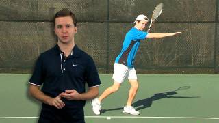 Tennis Lessons  Forehand Racket Take Back [upl. by Trab837]