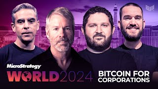 Day 1 Bitcoin For Corporations  MicroStrategy World 2024 [upl. by Teerell]