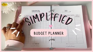 My Simplified Budget Planner  SimpleShopz [upl. by Ahsinac]