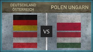 DEUTSCHLAND ÖSTERREICH vs POLEN UNGARN  Wer wird gewinnen 2018 [upl. by Erdnua]