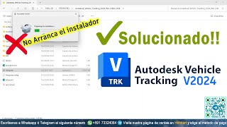 No inicia el instalador de Revit Civil 3d Infraworks Vehicle Tracking en la v2024 SOLUCIONADO [upl. by Enneillij]