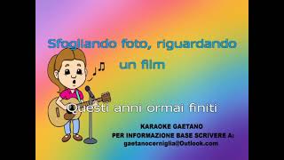 Amedeo Minghi Decenni karaoke [upl. by Pall]