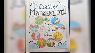 Class 9 Disaster Management Project Art Integrated School Project DIY Projects [upl. by Sherman102]