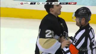 Marc Andre Fleury vs Peter Budaj 1 22 14 Damn Refs [upl. by Seldon]