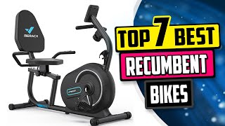 Best Recumbent Exercise Bike  Top 7 Reviews 2024 Buying Guide [upl. by Anitroc]