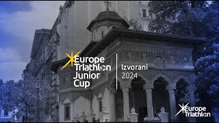 Europe Triathlon Junior Cup Izvorani 2024 [upl. by Boy]