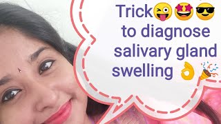 Tips to diagnose Salivary gland swelling tips diagnosissalivaryglandoralmedicinedentallectures [upl. by Sudnor]