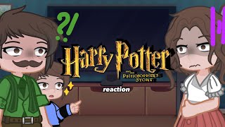 The Dursleys react to Harrys 1st yearPhilosophers stone  Gacha  Harry Potter [upl. by Solorac]