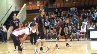 Stanford vs Pepperdine Mens College Volleyball 2010 [upl. by Johnath11]