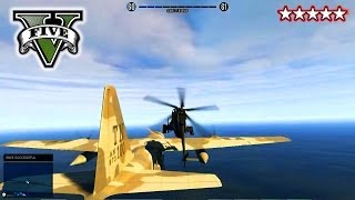 GTA 5 LANDED IT on C130  Stunts and Jumps With The CREW  Grand Theft Auto 5 [upl. by Haik]